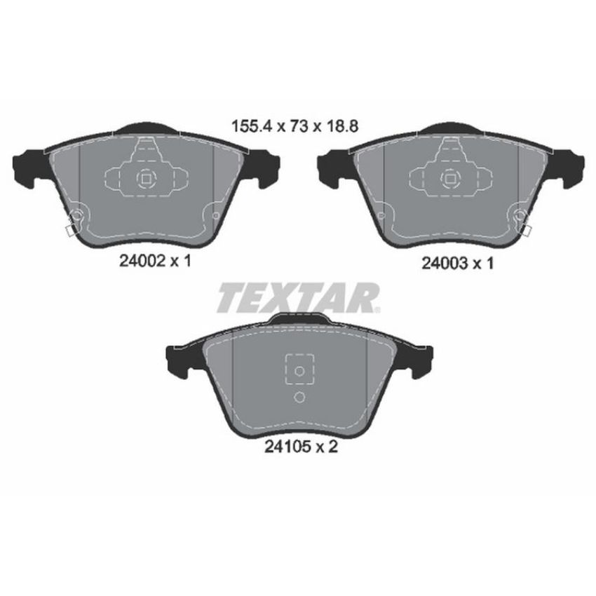 TEXTAR 2400201 Brake Pad Set