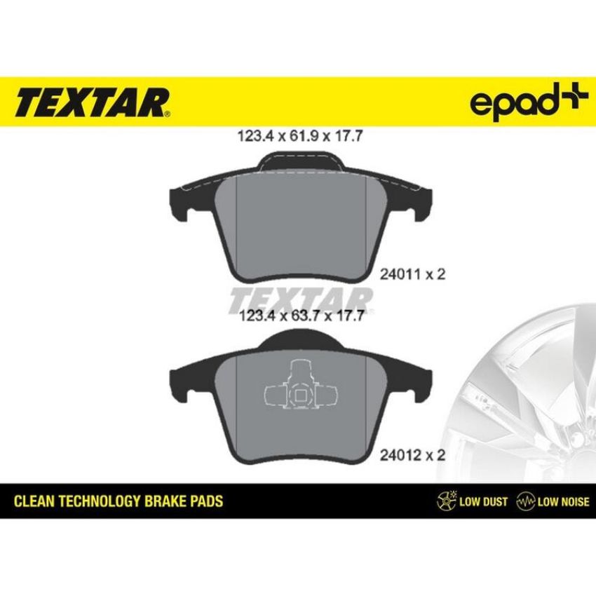 TEXTAR 2401101CP Brake Pad Set