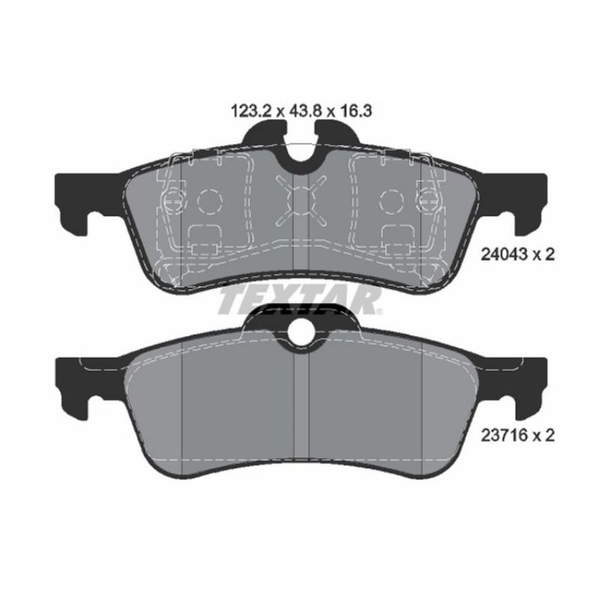 TEXTAR 2404301 Brake Pad Set