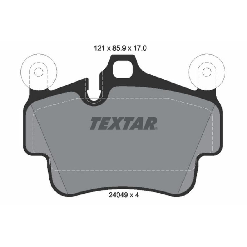 TEXTAR 2404901 Brake Pad Set