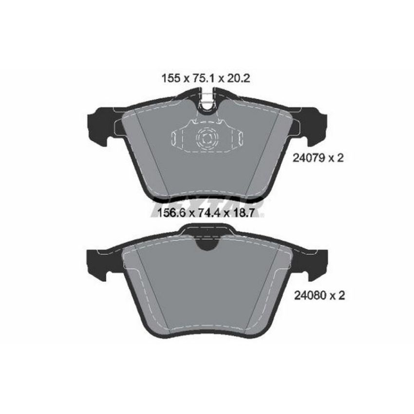 TEXTAR 2407903 Brake Pad Set