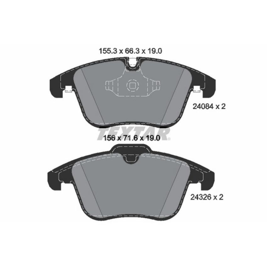 TEXTAR 2408401 Brake Pad Set