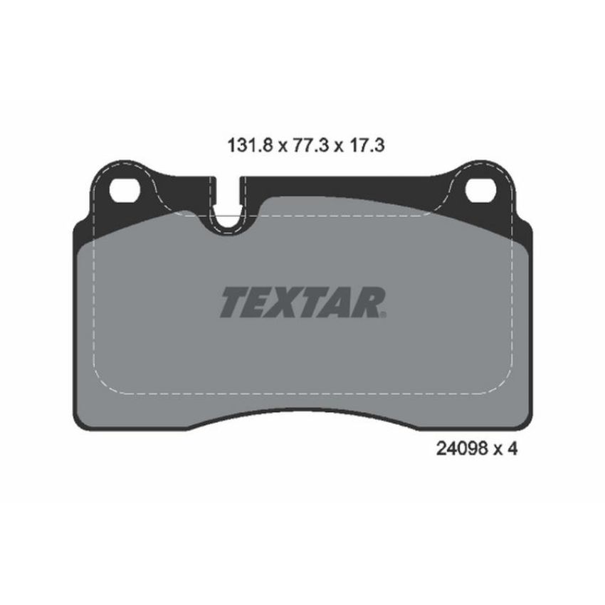 TEXTAR 2409801 Brake Pad Set