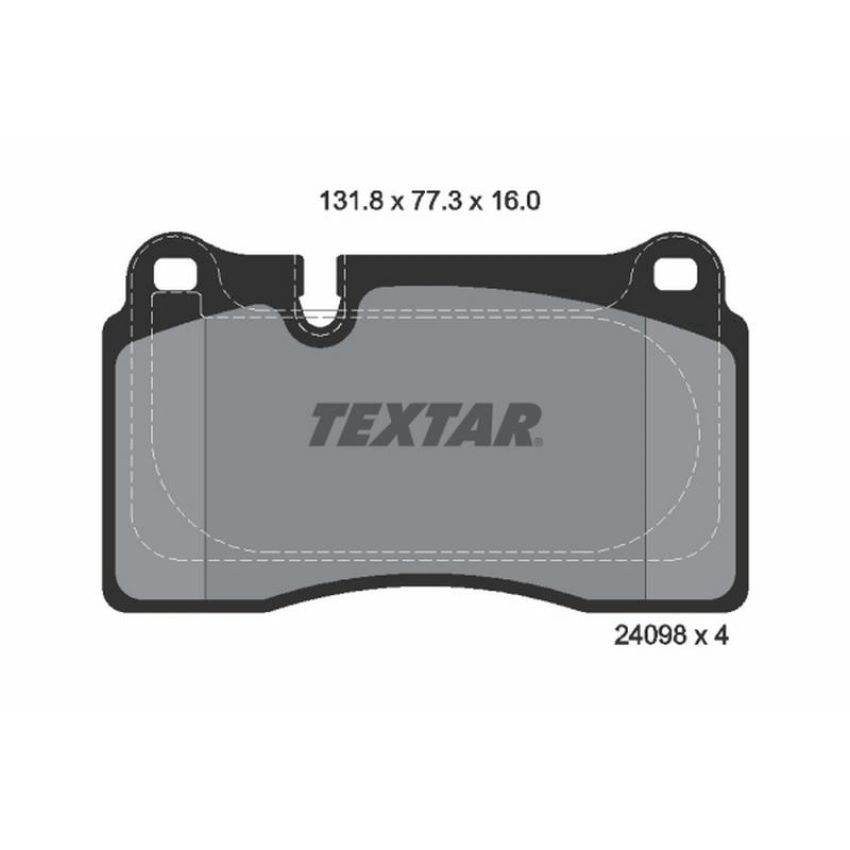 TEXTAR 2409803 Brake Pad Set
