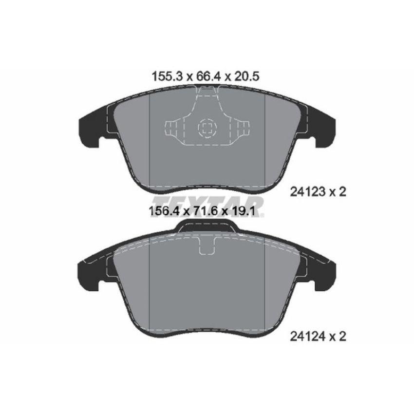 TEXTAR 2412301 Brake Pad Set