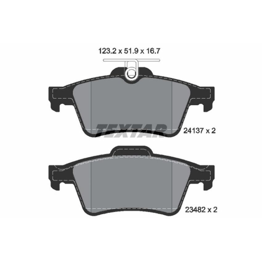 TEXTAR 2413701 Brake Pad Set
