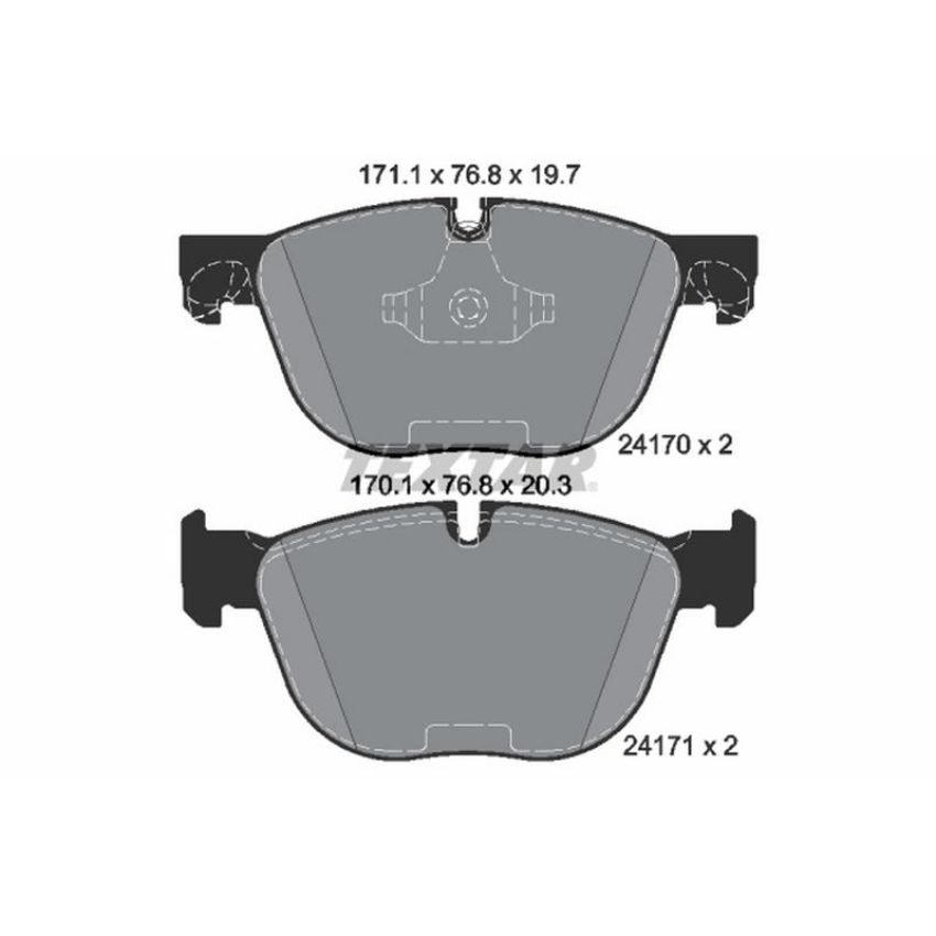 TEXTAR 2417001 Brake Pad Set