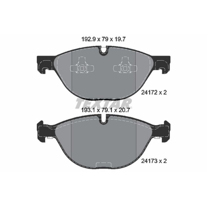 TEXTAR 2417201 Brake Pad Set