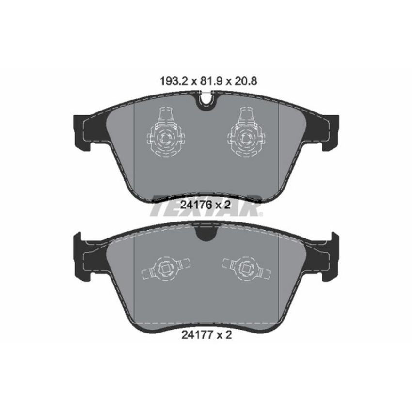 TEXTAR 2417601 Brake Pad Set