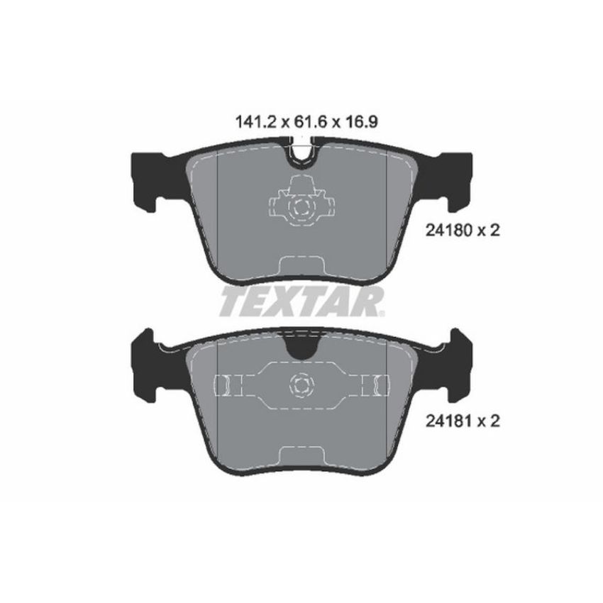 TEXTAR 2418001 Brake Pad Set