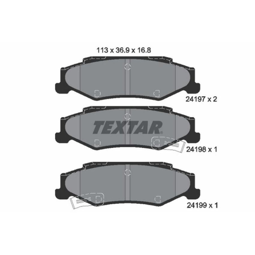 TEXTAR 2419701 Brake Pad Set