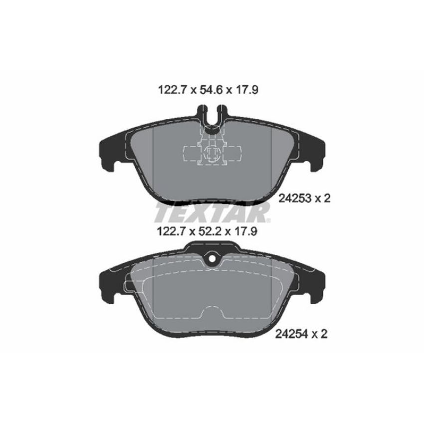 TEXTAR 2425301 Brake Pad Set