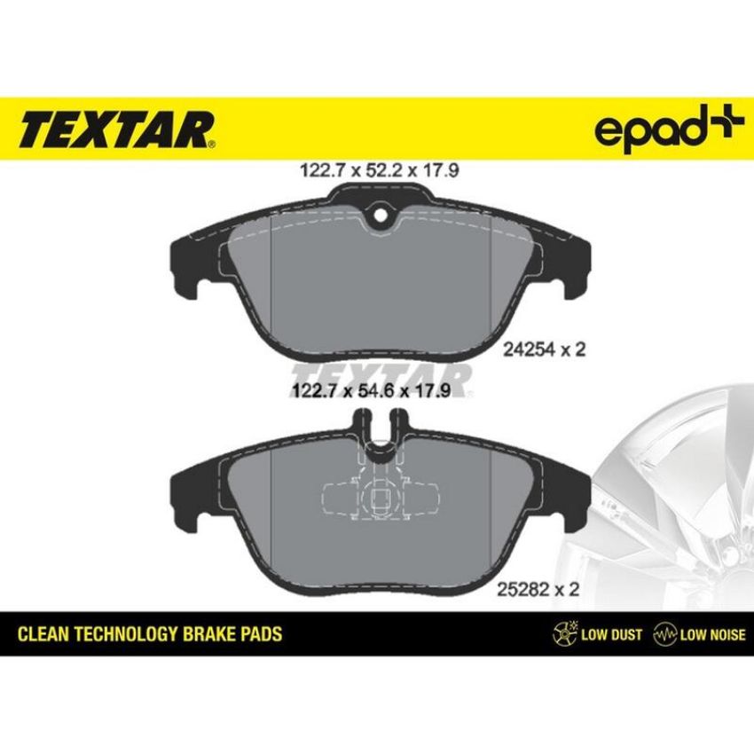 TEXTAR 2425401CP Brake Pad Set