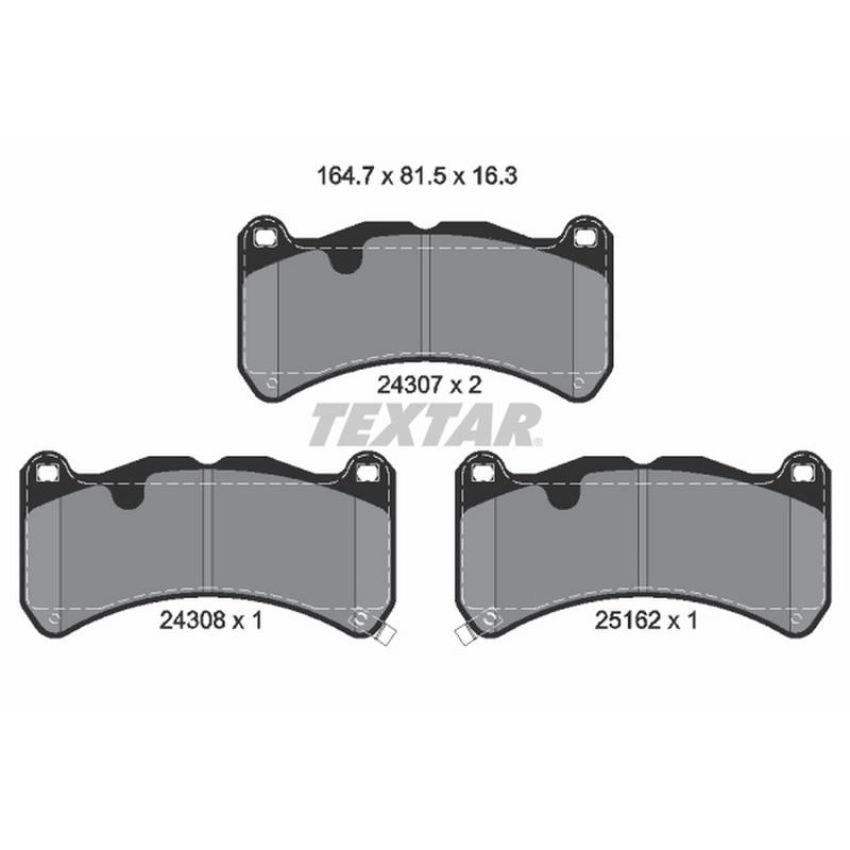 TEXTAR 2430701 Brake Pad Set