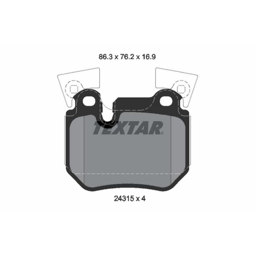 TEXTAR 2431501 Brake Pad Set