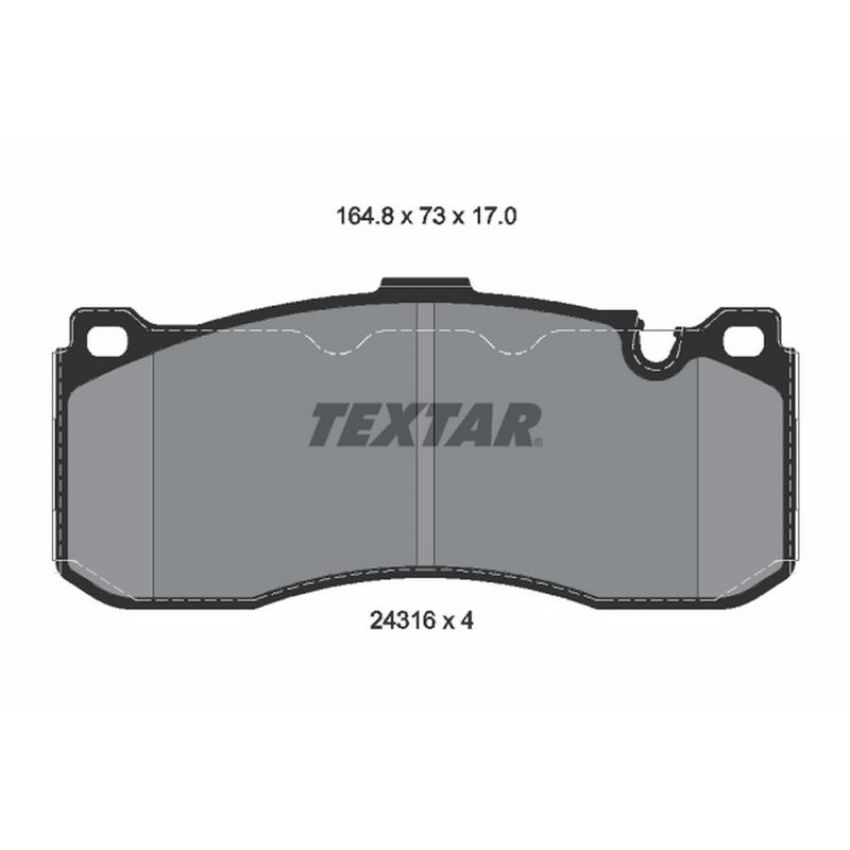 TEXTAR 2431601 Brake Pad Set