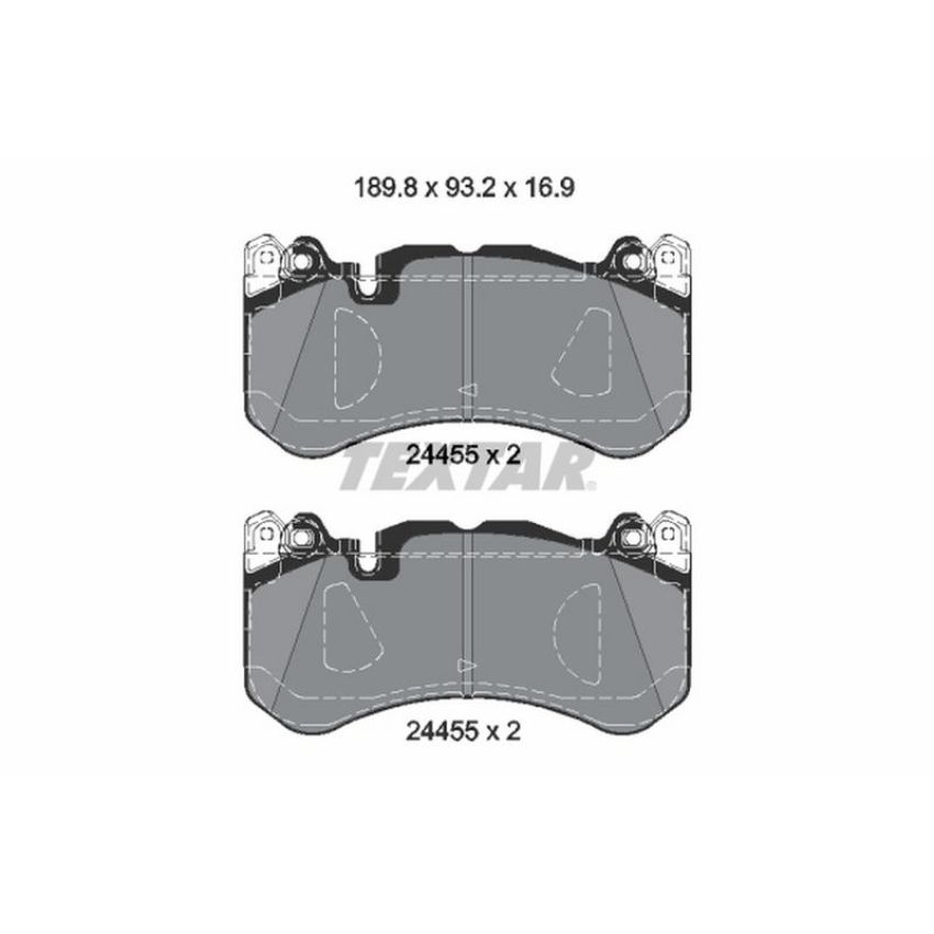 TEXTAR 2445503 Brake Pad Set