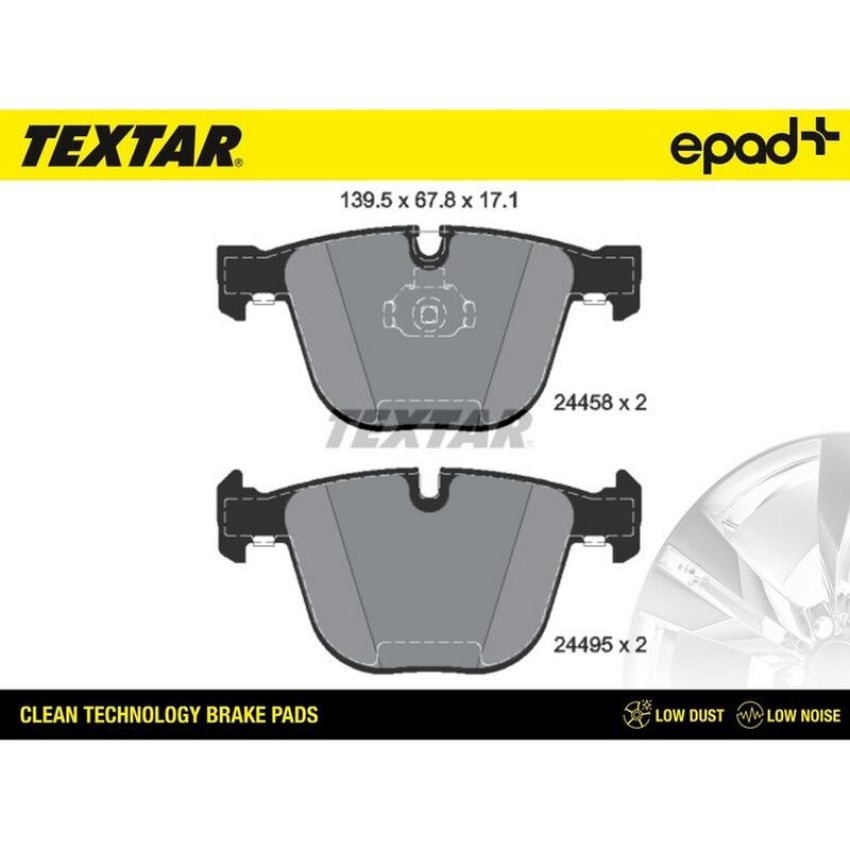 TEXTAR 2445801CP Brake Pad Set