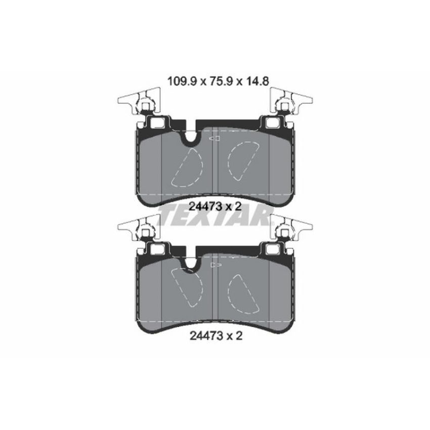 TEXTAR 2447301 Brake Pad Set