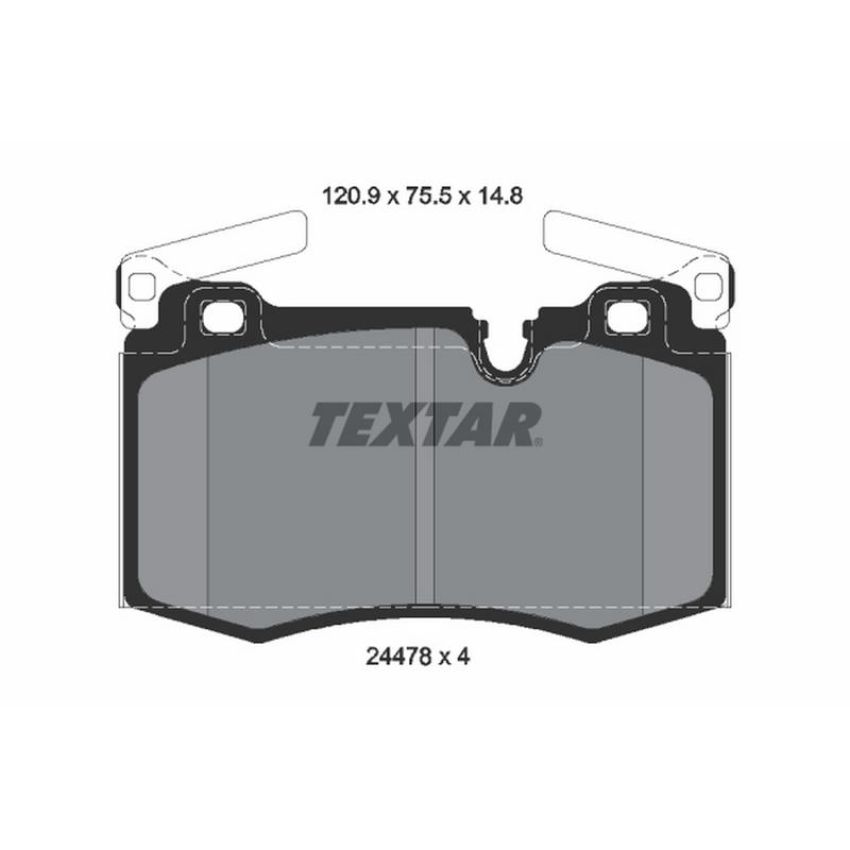 TEXTAR 2447801 Brake Pad Set