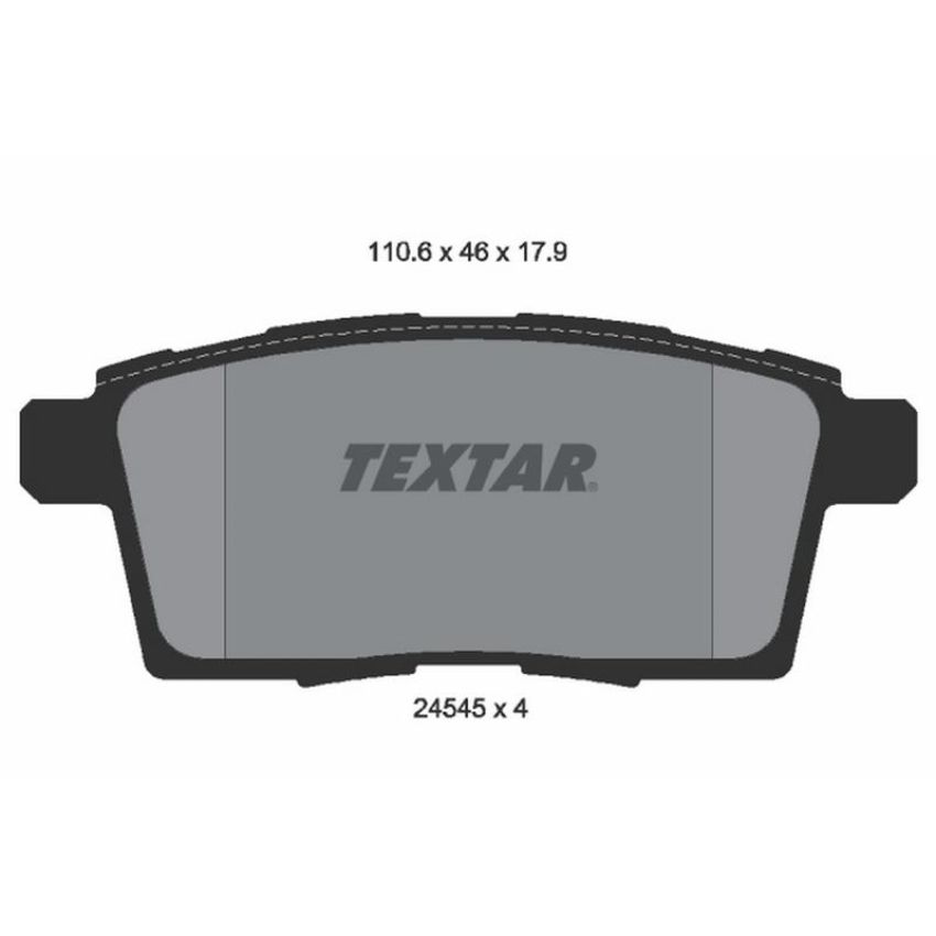 TEXTAR 2454501 Brake Pad Set