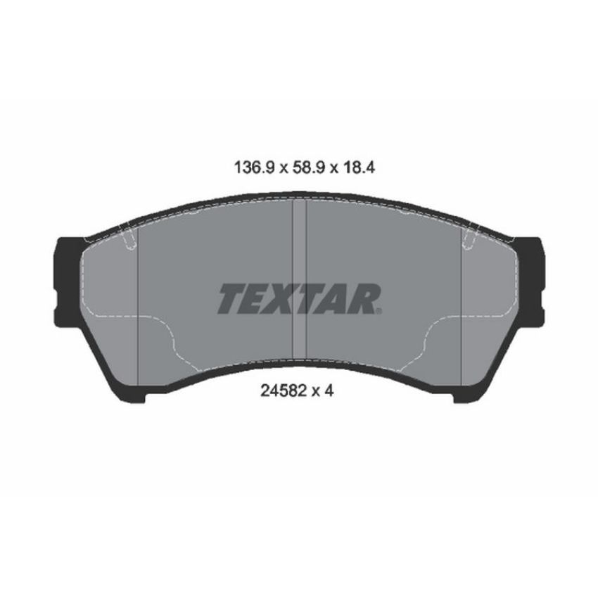 TEXTAR 2458201 Brake Pad Set
