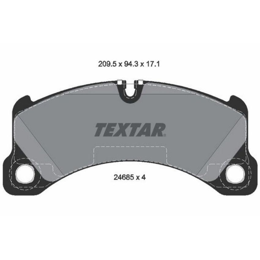 TEXTAR 2468501 Brake Pad Set