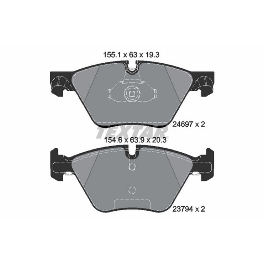 TEXTAR 2469701 Brake Pad Set