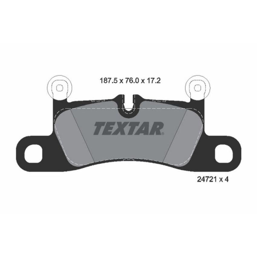 TEXTAR 2472101 Brake Pad Set