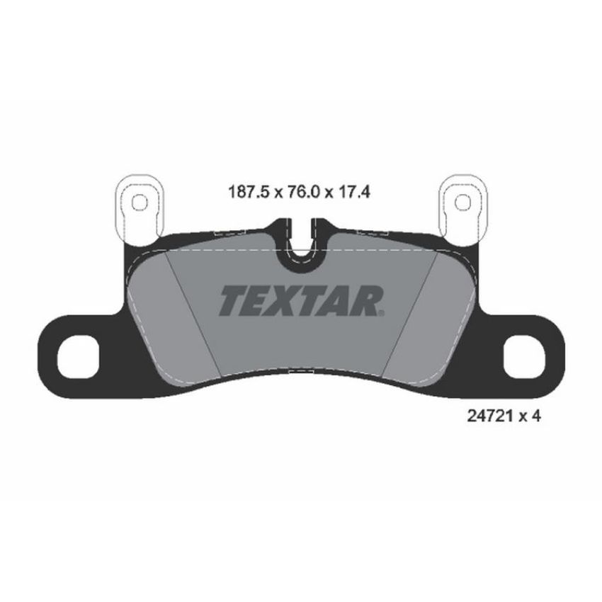 TEXTAR 2472102 Brake Pad Set