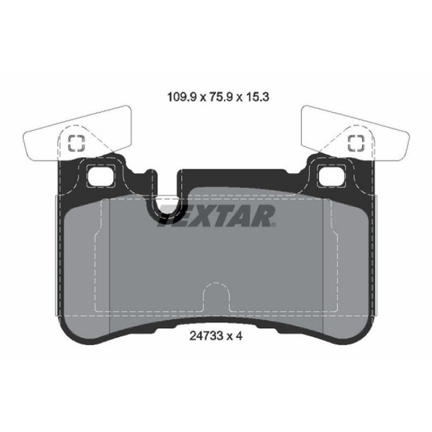 TEXTAR 2473301 Brake Pad Set