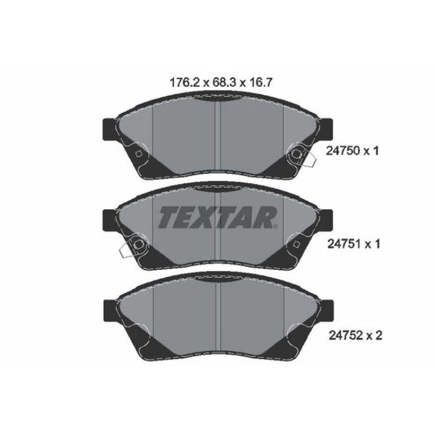 TEXTAR 2475001 Brake Pad Set