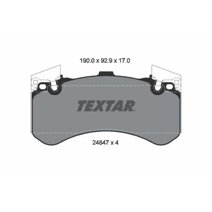 TEXTAR 2484701 Brake Pad Set