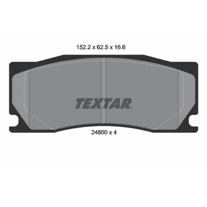 TEXTAR 2485001 Brake Pad Set