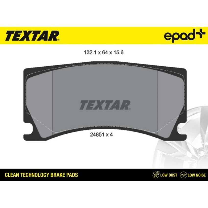 TEXTAR 2485101CP Brake Pad Set