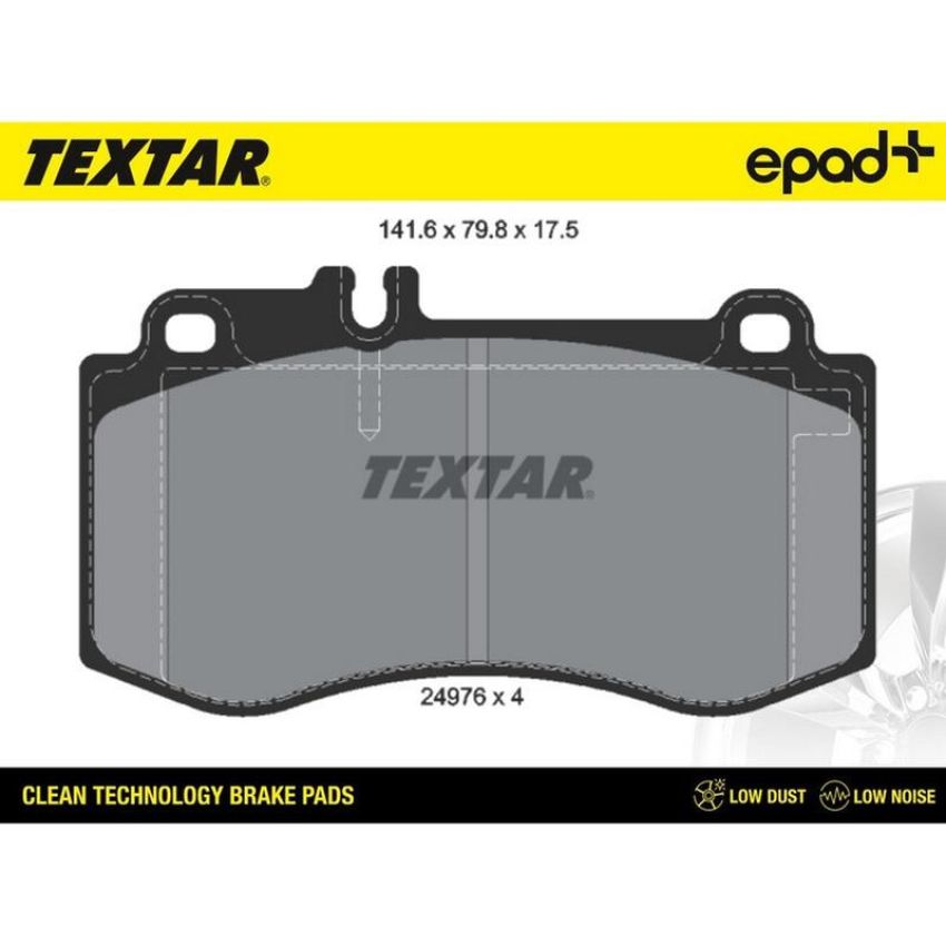 TEXTAR 2497601CP Brake Pad Set