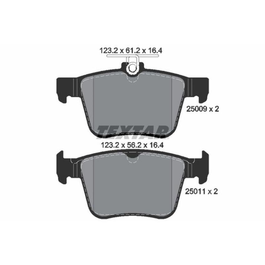 TEXTAR 2500901 Brake Pad Set