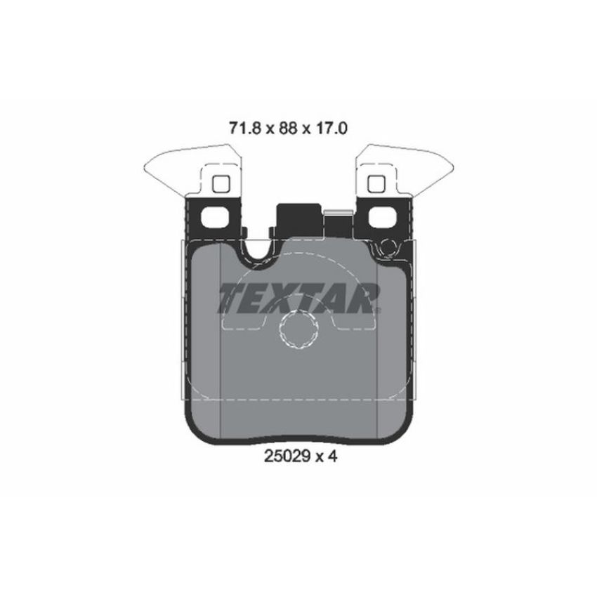 TEXTAR 2502902 Brake Pad Set