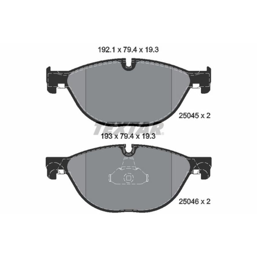 TEXTAR 2504501 Brake Pad Set