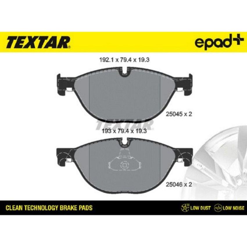 TEXTAR 2504501CP Brake Pad Set