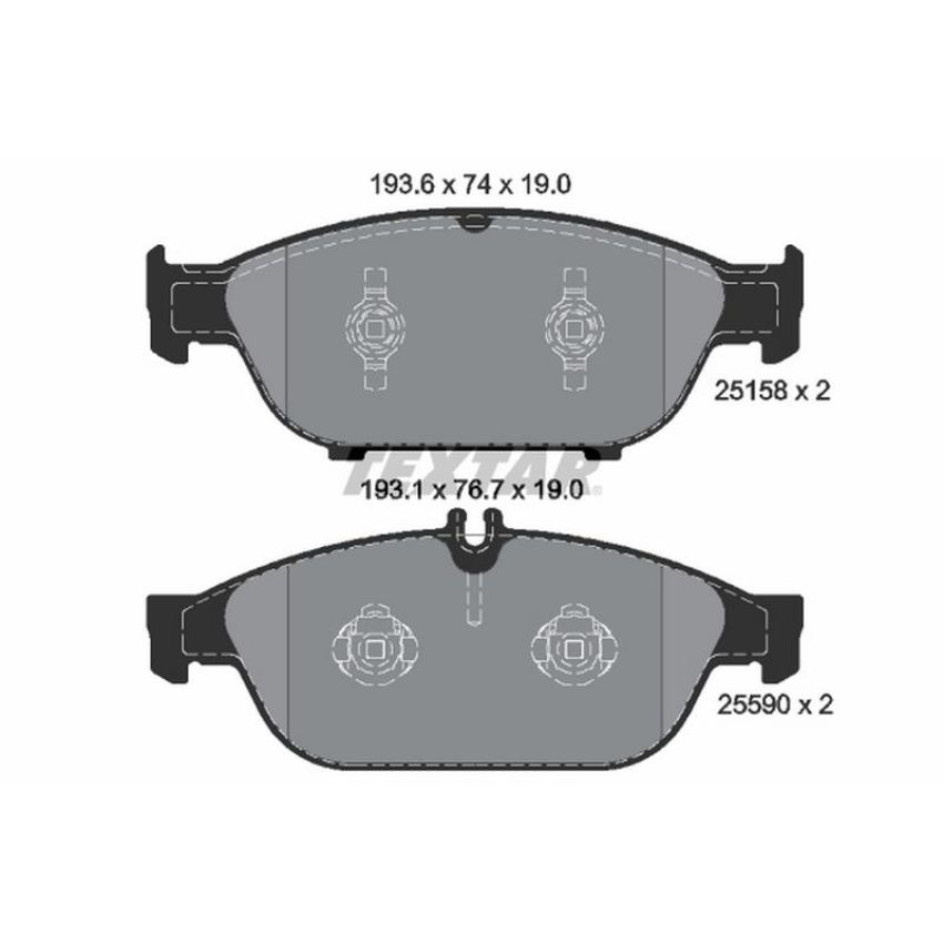 TEXTAR 2515803 Brake Pad Set