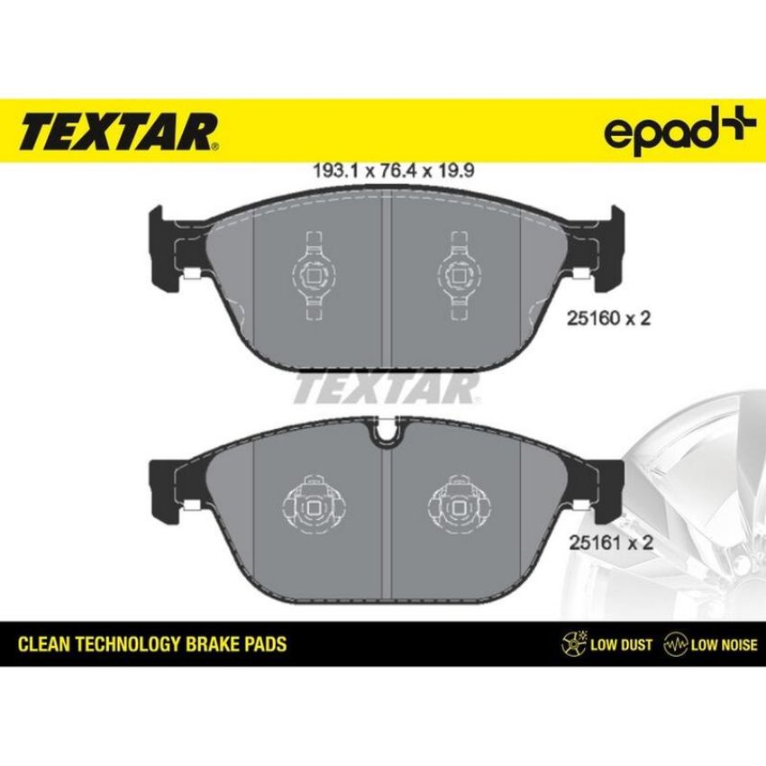 TEXTAR 2516002CP Brake Pad Set