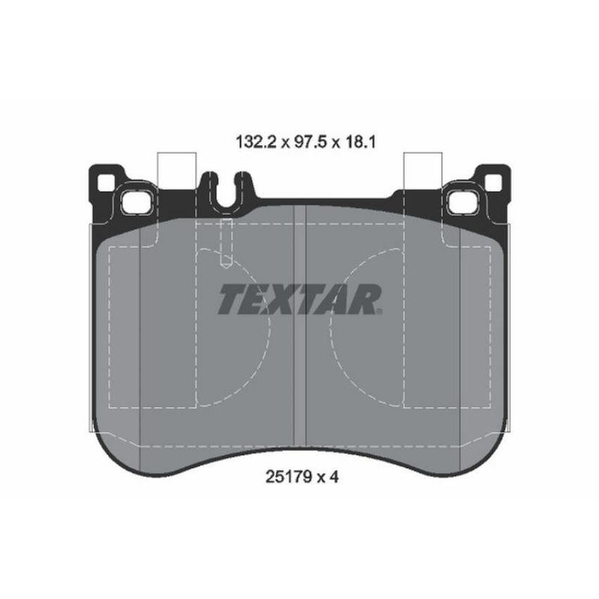 TEXTAR 2517901 Brake Pad Set