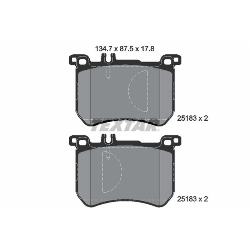 TEXTAR 2518301 Brake Pad Set