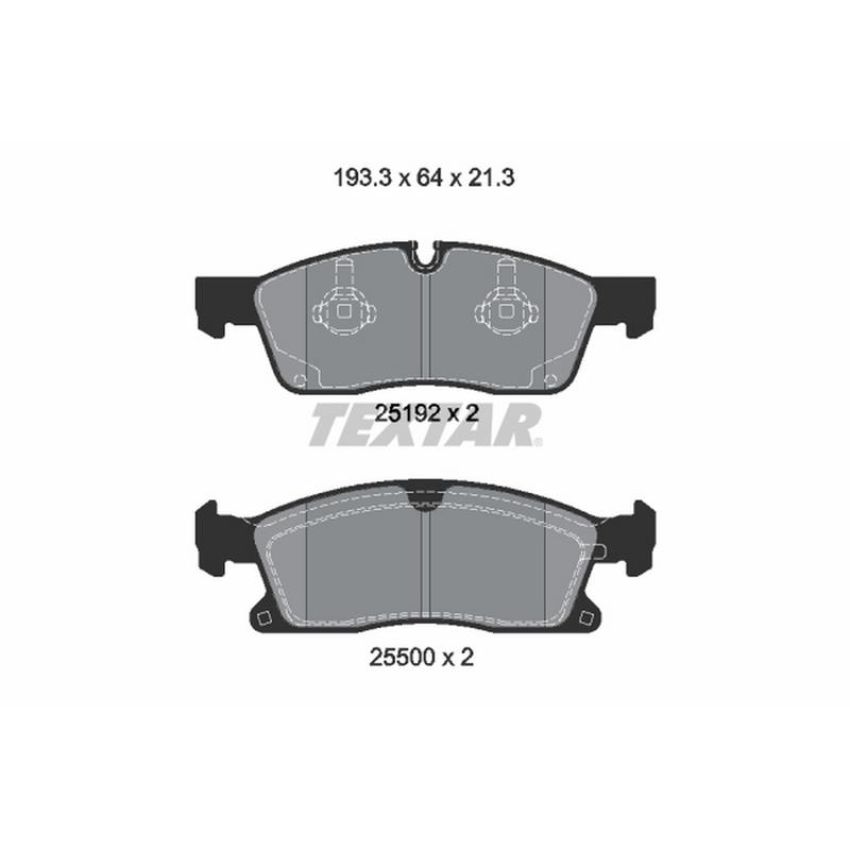 TEXTAR 2519202 Brake Pad Set