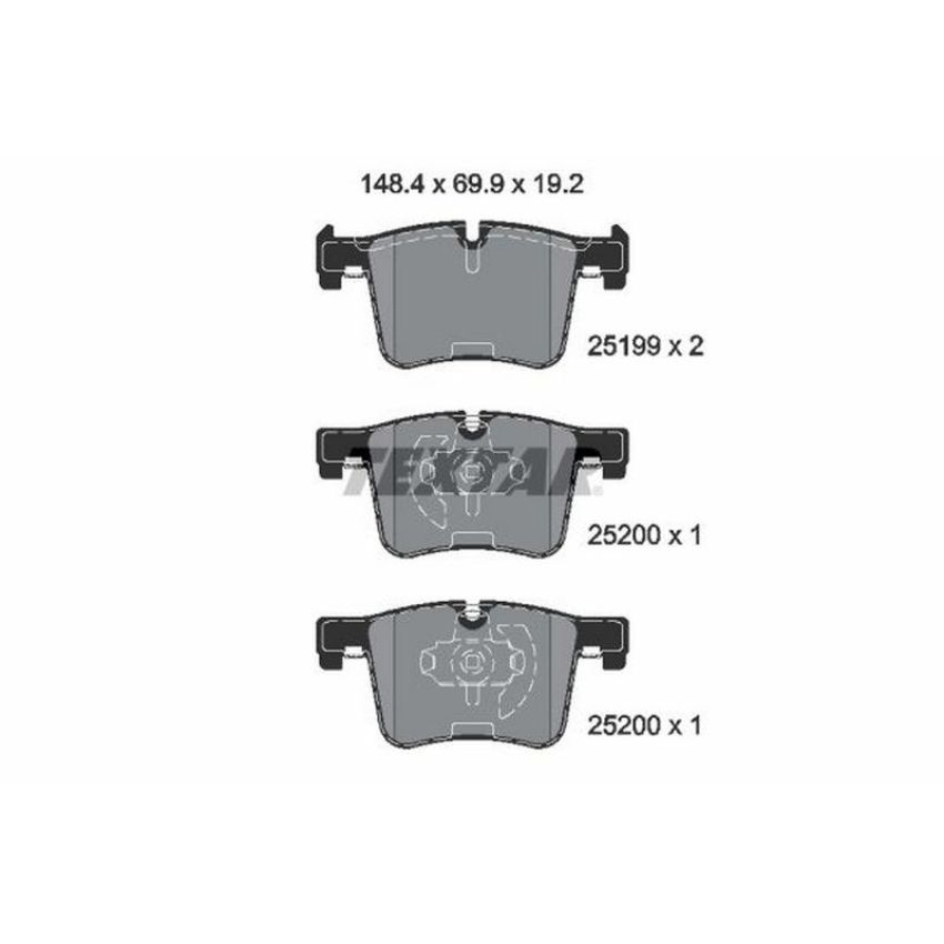 TEXTAR 2519901 Brake Pad Set