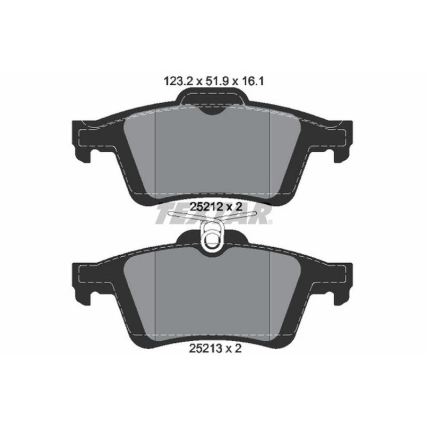 TEXTAR 2521201 Brake Pad Set