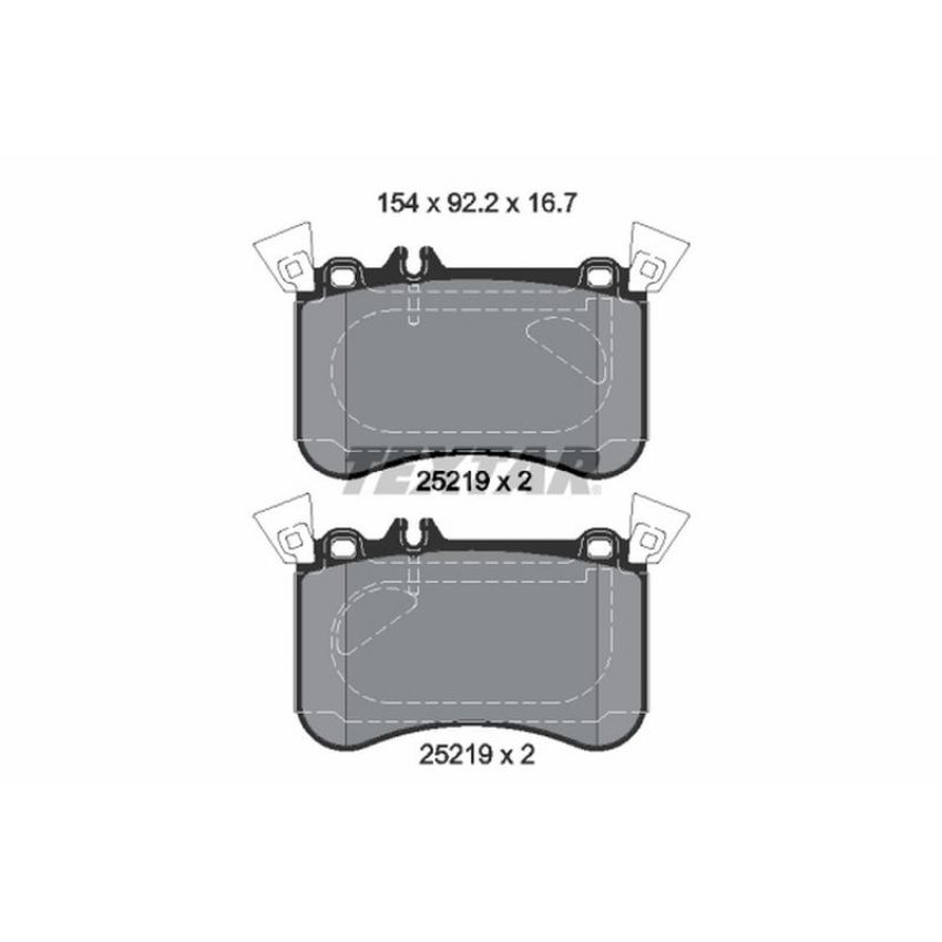 TEXTAR 2521905 Brake Pad Set