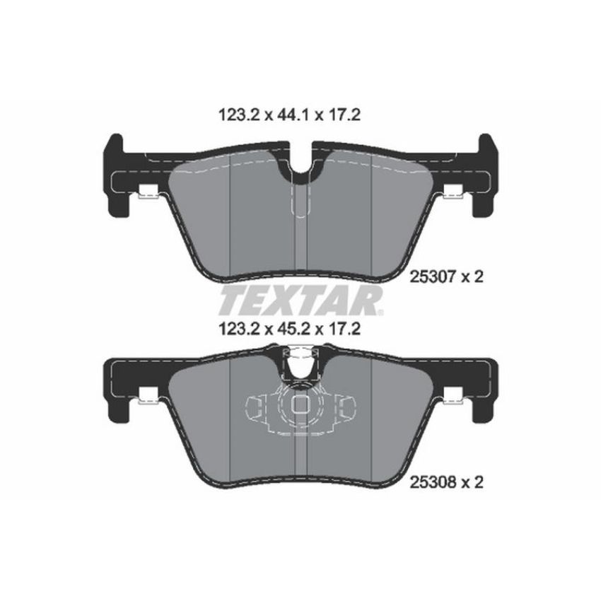 TEXTAR 2530701 Brake Pad Set