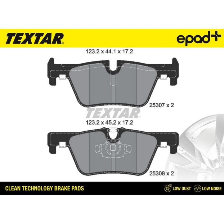 TEXTAR 2530701CP Brake Pad Set